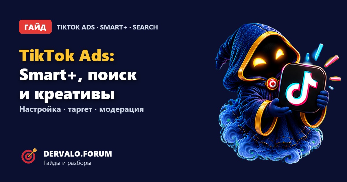 TikTok Ads в 2026: настройка, Smart+ и Search Ads