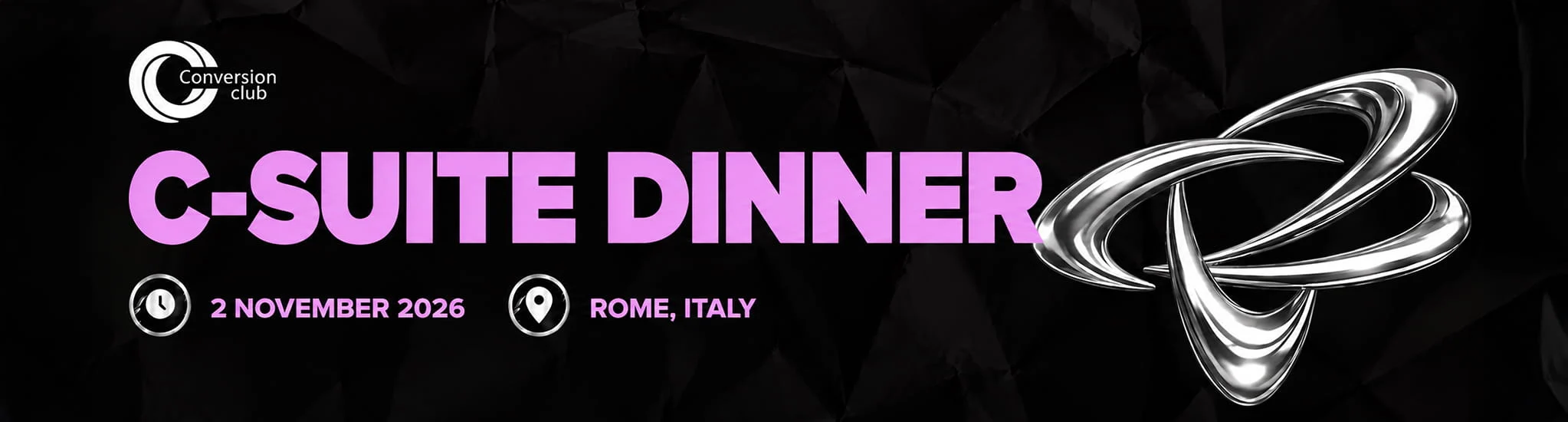 C-Suite Dinner Rome 2026