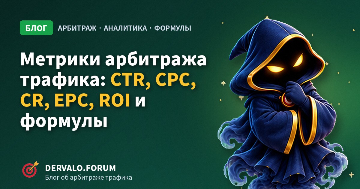 Affiliate Metrics: CTR, CPC, CR, EPC and ROI Formulas